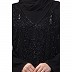 2 piece party wear abaya with full bead work- Black